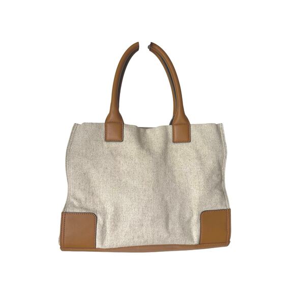 EUC Tory Burch Limited Edition Hawaii Embroidered Canvas Leather Boho Tote Bag - Picture 4 of 10